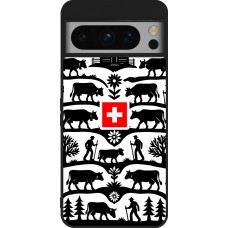 Google Pixel 8 Pro Case Hülle - Silikon schwarz Poya Schweiz 3