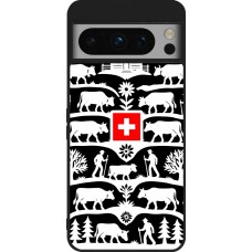 Google Pixel 8 Pro Case Hülle - Silikon schwarz Poya Schweiz 3 schwarz