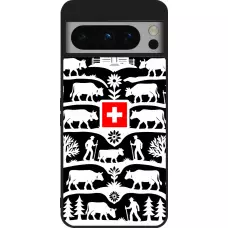 Google Pixel 8 Pro Case Hülle - Silikon schwarz Poya Schweiz 3 schwarz