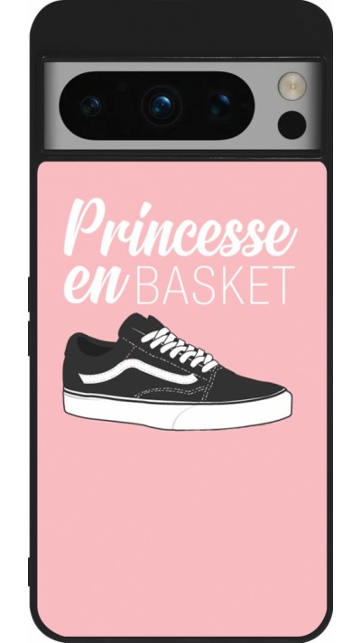 Google Pixel 8 Pro Case Hülle - Silikon schwarz princesse en basket