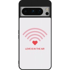 Google Pixel 8 Pro Case Hülle - Silikon schwarz Saint Valentines Day 26 Love is in the air