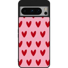 Coque Google Pixel 8 Pro - Silicone rigide noir Saint Valentines Day 26 Pattern heart
