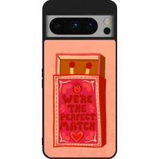 Google Pixel 8 Pro Case Hülle - Silikon schwarz Saint Valentines Day 26 Perfect Match