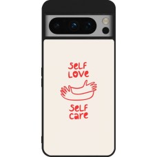 Coque Google Pixel 8 Pro - Silicone rigide noir Saint Valentines Day 26 Self love self care