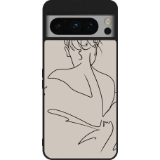 Google Pixel 8 Pro Case Hülle - Silikon schwarz Salnikova 05