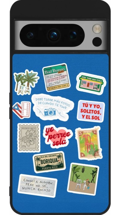 Google Pixel 8 Pro Case Hülle - Silikon schwarz Seals of the Dominican Republic DTMF