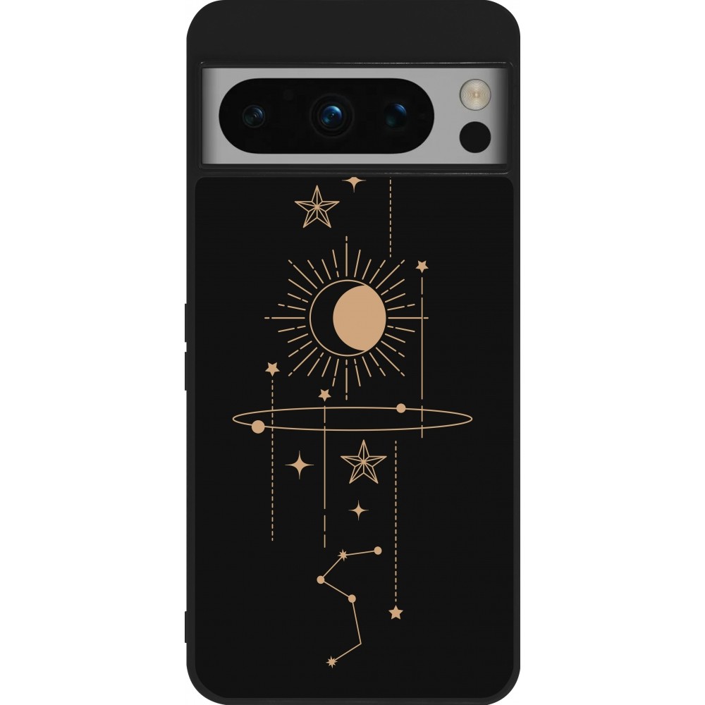 Coque Google Pixel 8 Pro - Silicone rigide noir Spring 23 astro