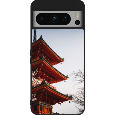 Google Pixel 8 Pro Case Hülle - Silikon schwarz Spring 23 Japan