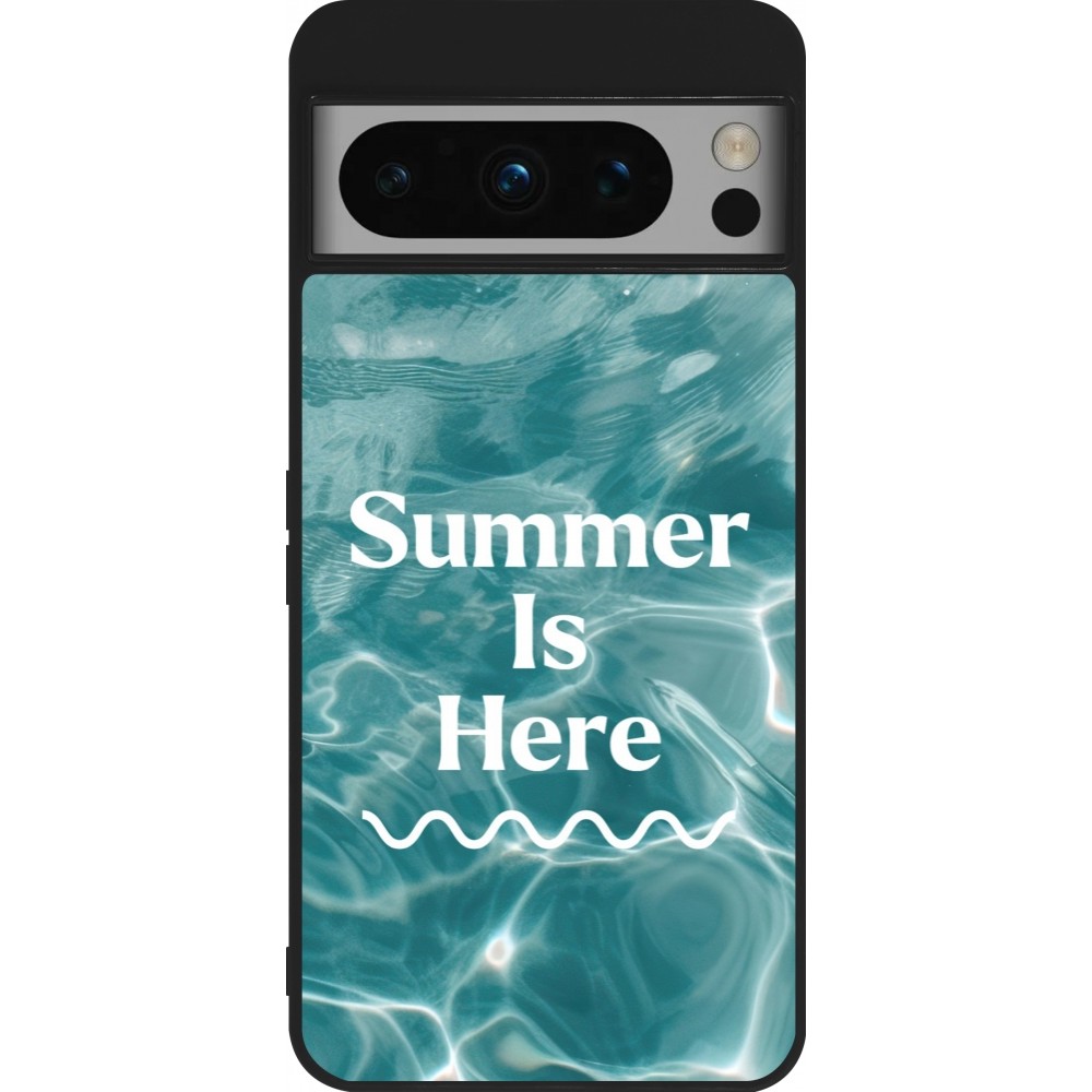 Coque Google Pixel 8 Pro - Silicone rigide noir Summer 2025 Summer is here