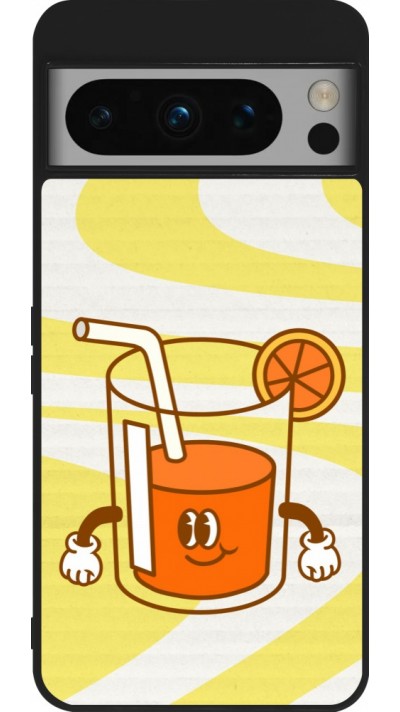Google Pixel 8 Pro Case Hülle - Silikon schwarz Summer drink 2026