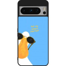 Google Pixel 8 Pro Case Hülle - Silikon schwarz Tell me about yourself Summer 2026