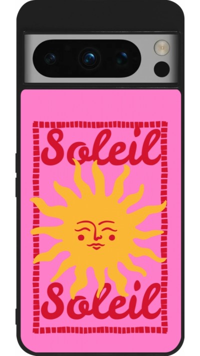 Coque Google Pixel 8 Pro - Silicone rigide noir Sun sun 2026