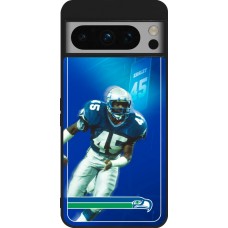 Coque Google Pixel 8 Pro - Silicone rigide noir Super Bowl 26 Seattle 1