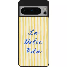 Coque Google Pixel 8 Pro - Silicone rigide noir The good life 2026