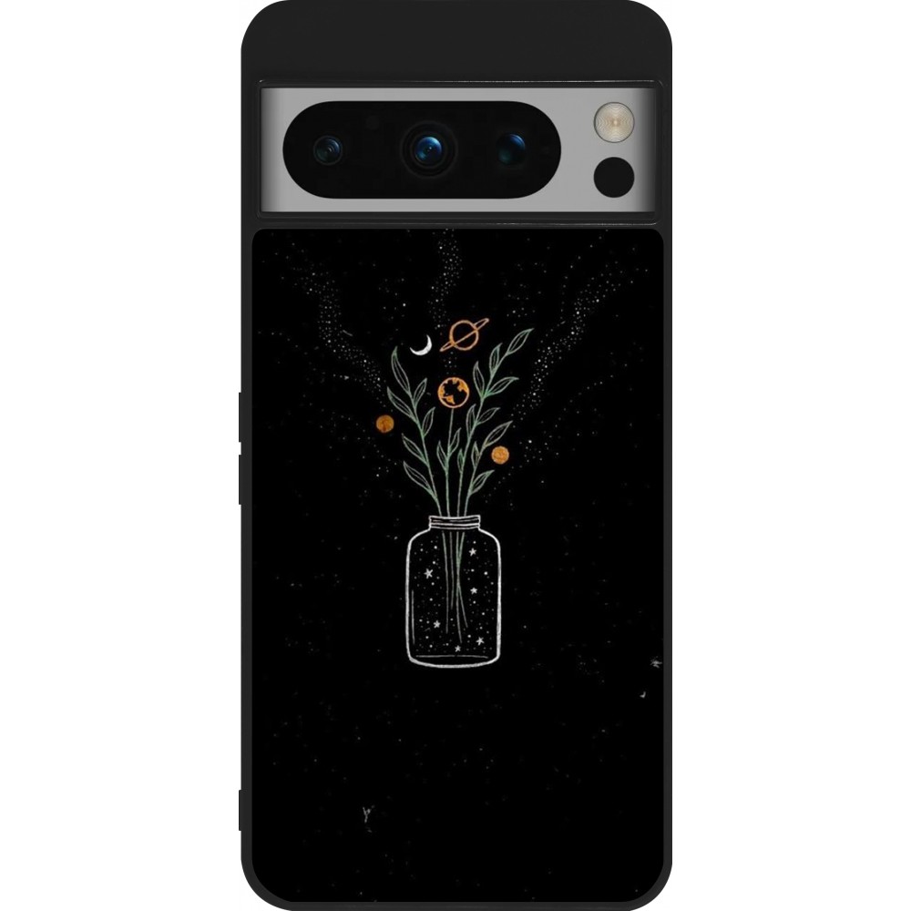 Google Pixel 8 Pro Case Hülle - Silikon schwarz Vase black