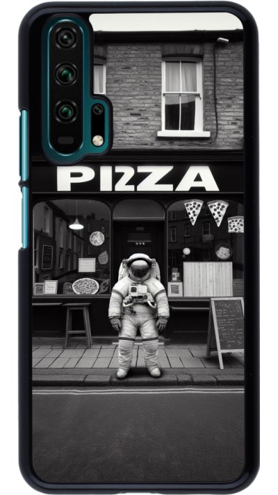 Coque Honor 20 Pro - Astronaute devant une Pizzeria