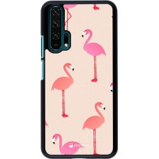 Coque Honor 20 Pro - Pink Flamingos Pattern