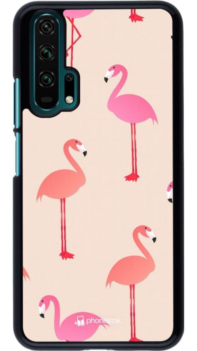 Coque Honor 20 Pro - Pink Flamingos Pattern