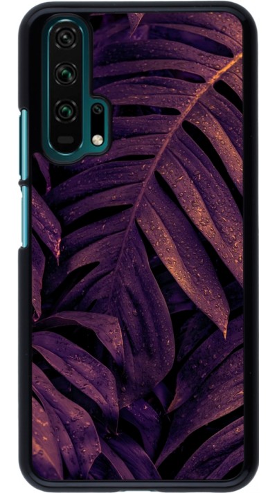 Coque Honor 20 Pro - Purple Light Leaves