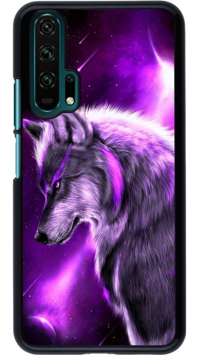 Coque Honor 20 Pro - Purple Sky Wolf