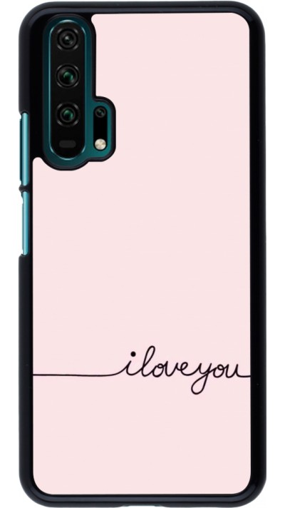 Coque Honor 20 Pro - Valentine 2023 i love you writing