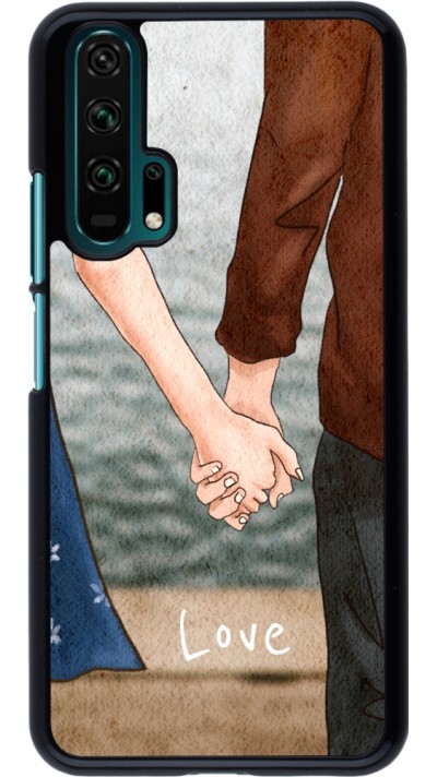 Coque Honor 20 Pro - Valentine 2023 lovers holding hands