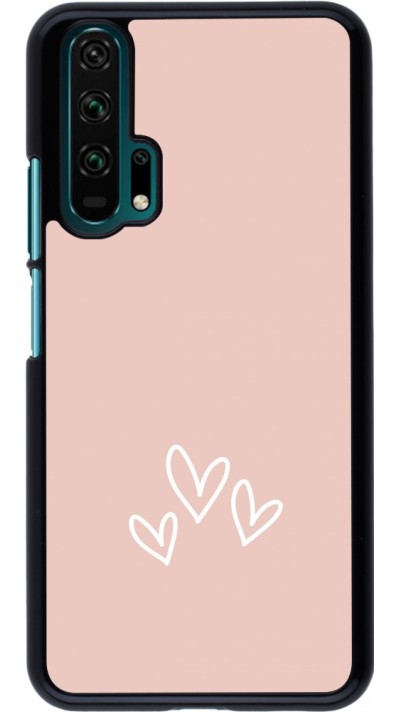 Honor 20 Pro Case Hülle - Valentine 2023 three minimalist hearts