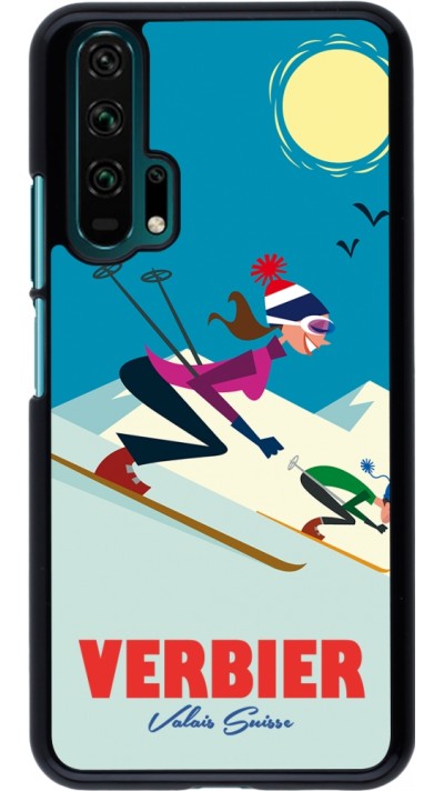 Honor 20 Pro Case Hülle - Verbier Ski Downhill