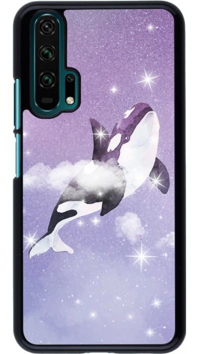 Coque Honor 20 Pro - Whale in sparking stars