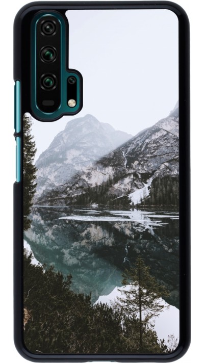 Honor 20 Pro Case Hülle - Winter 22 snowy mountain and lake