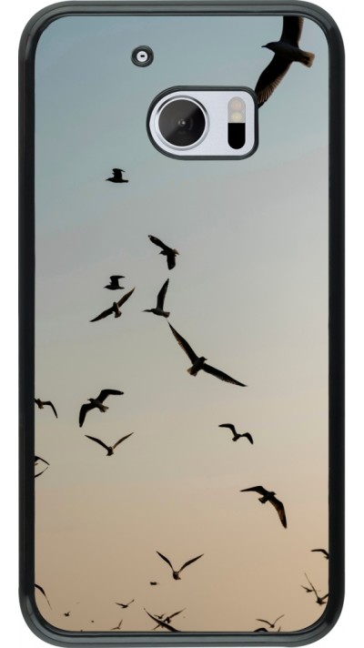 Coque HTC 10 - Autumn 22 flying birds shadow