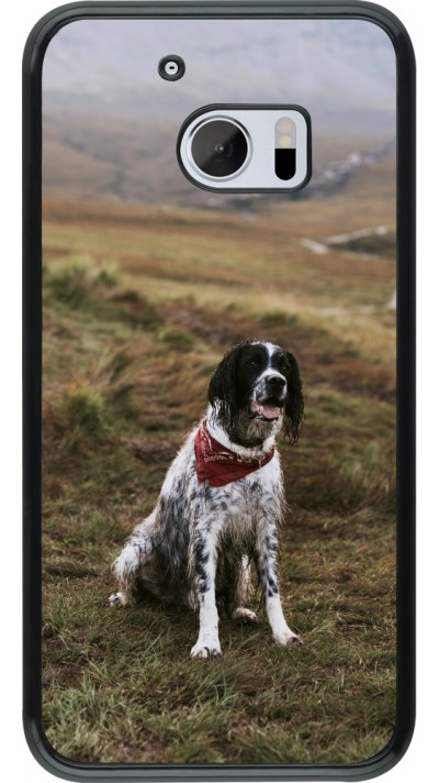 Coque HTC 10 - Autumn 22 happy wet dog