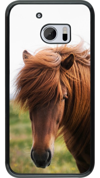 Coque HTC 10 - Autumn 22 horse in the wind