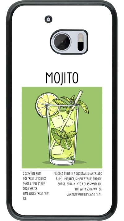 HTC 10 Case Hülle - Cocktail Rezept Mojito
