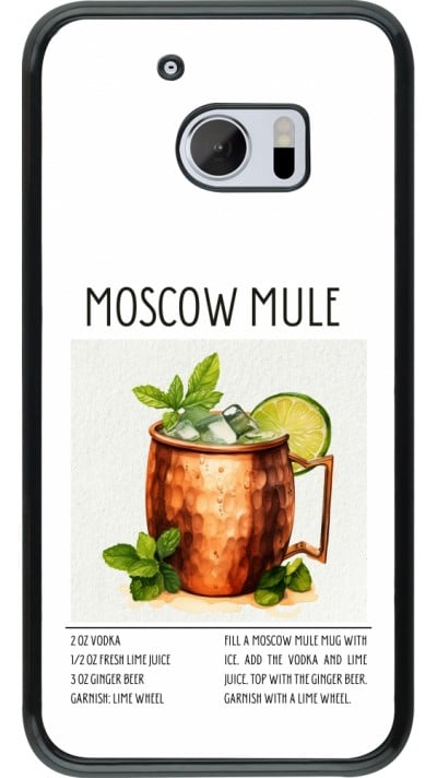 HTC 10 Case Hülle - Cocktail Rezept Moscow Mule