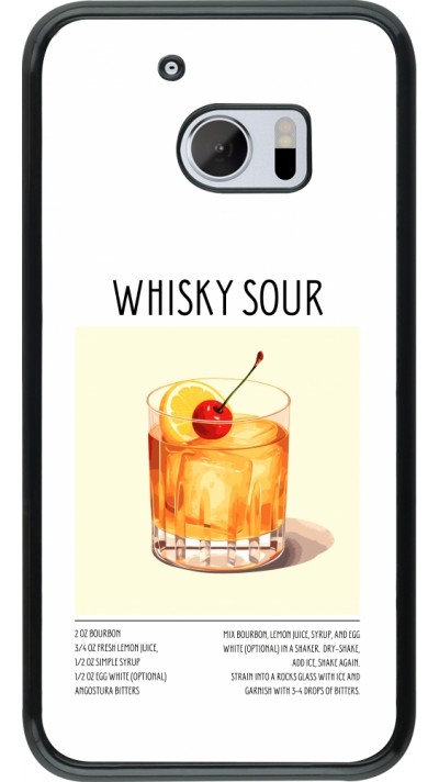 HTC 10 Case Hülle - Cocktail Rezept Whisky Sour