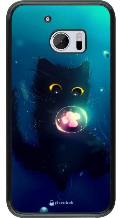 Hülle HTC 10 - Cute Cat Bubble