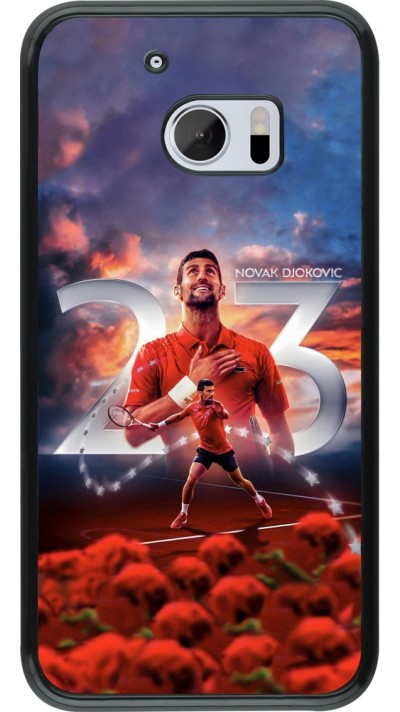 HTC 10 Case Hülle - Djokovic 23 Grand Slam