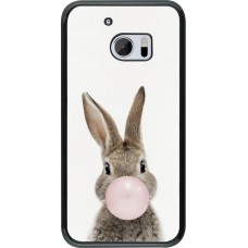 HTC 10 Case Hülle - Easter 2023 bubble gum bunny