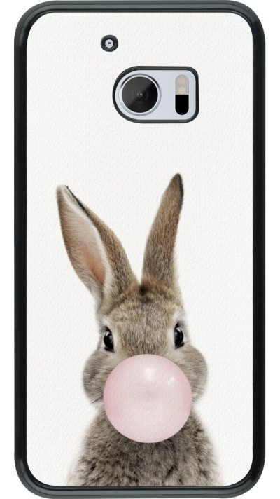 HTC 10 Case Hülle - Easter 2023 bubble gum bunny