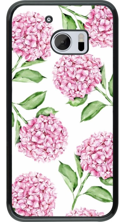 HTC 10 Case Hülle - Easter 2024 pink flowers