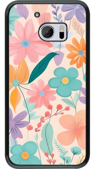 HTC 10 Case Hülle - Easter 2024 spring flowers