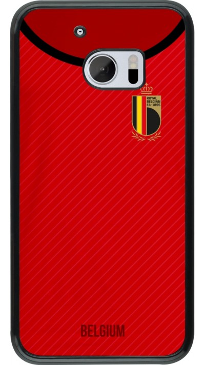 HTC 10 Case Hülle - Belgien 2022 personalisierbares Fußballtrikot