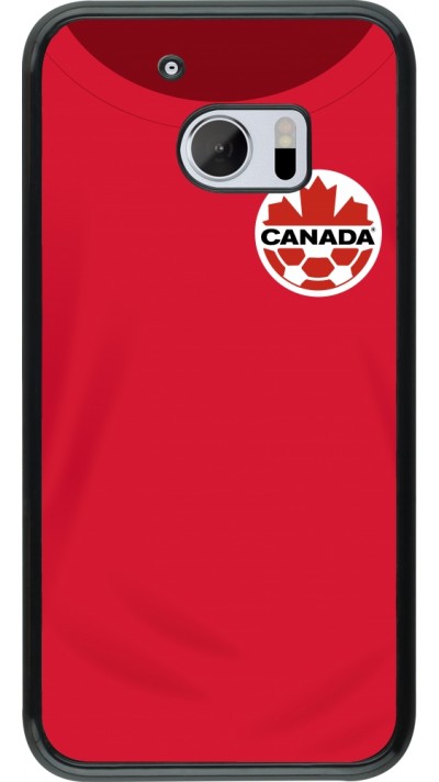 HTC 10 Case Hülle - Kanada 2022 personalisierbares Fussballtrikot