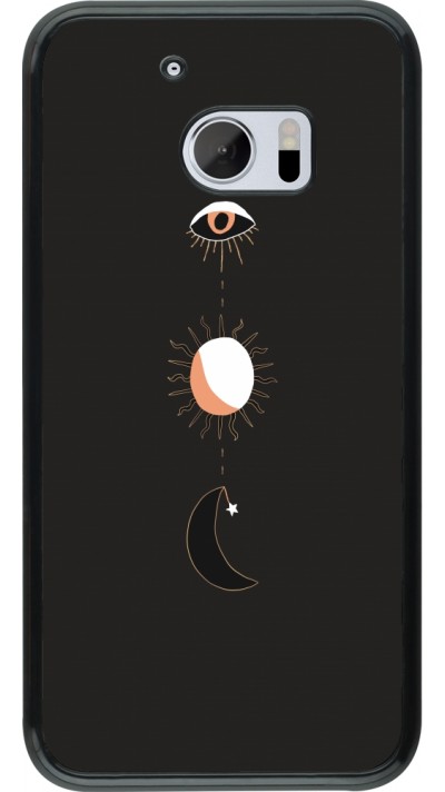 HTC 10 Case Hülle - Halloween 22 eye sun moon
