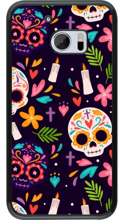 HTC 10 Case Hülle - Halloween 2023 mexican style