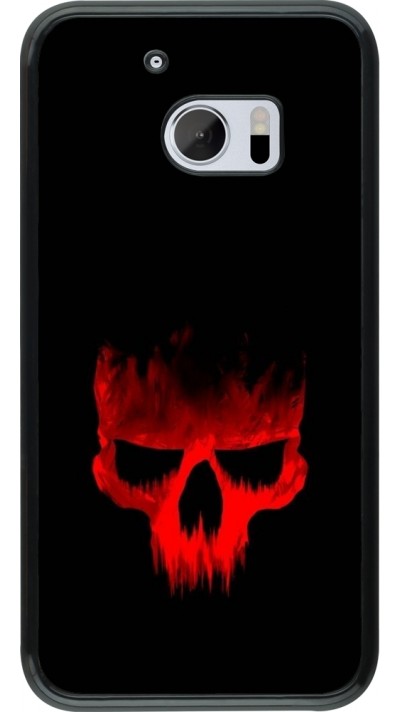 HTC 10 Case Hülle - Halloween 2023 scary skull