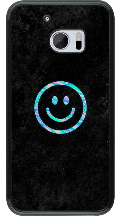 HTC 10 Case Hülle - Happy smiley irisirt