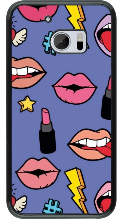 HTC 10 Case Hülle - Lips and lipgloss