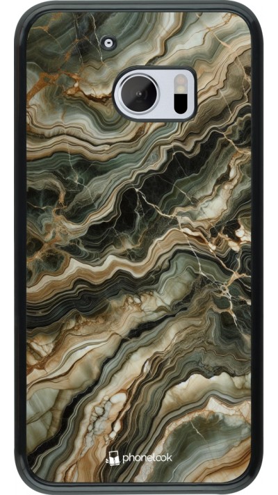 HTC 10 Case Hülle - Oliv Marmor